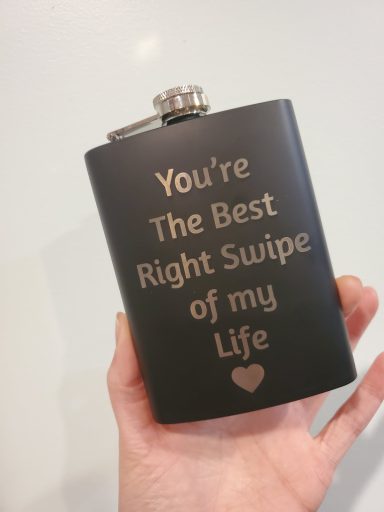 Engraved Flask